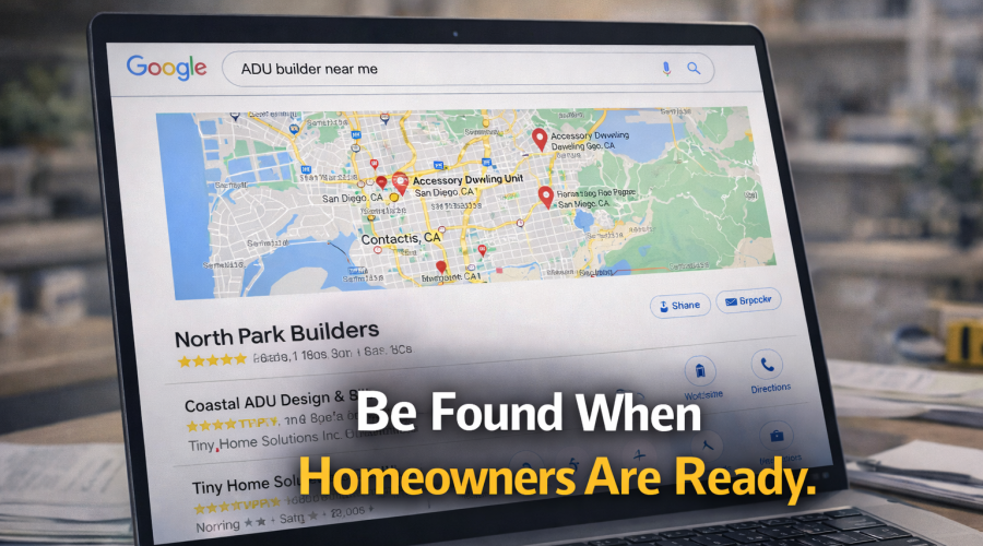 local seo for adu builders